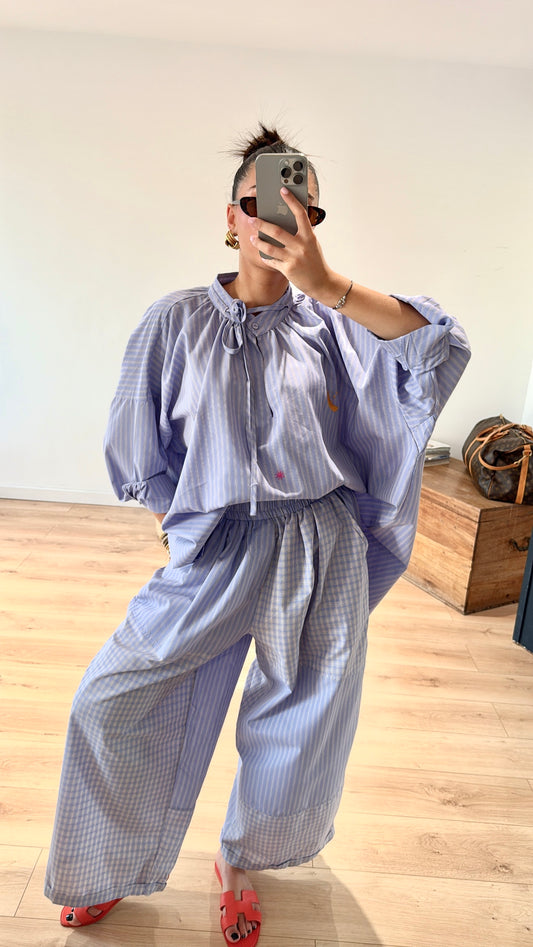 ENSEMBLE "BÉTI" BLEU