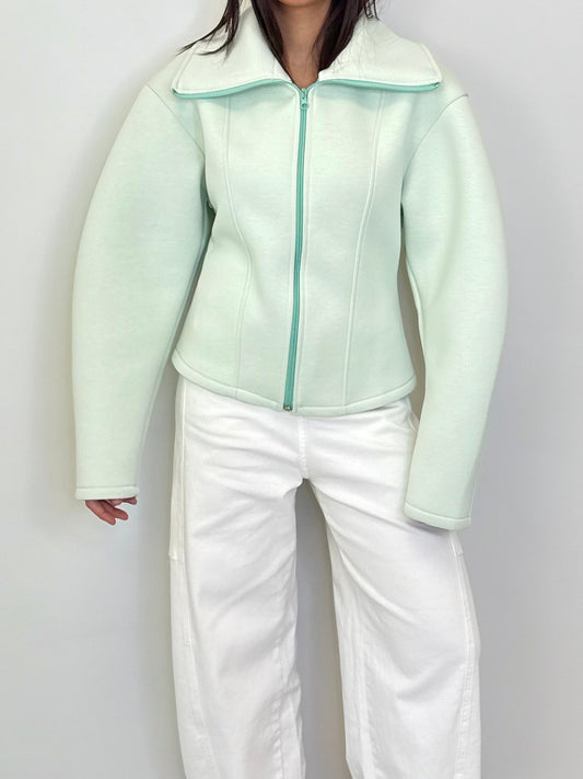 VESTE "PERRINE" VERT D'EAU