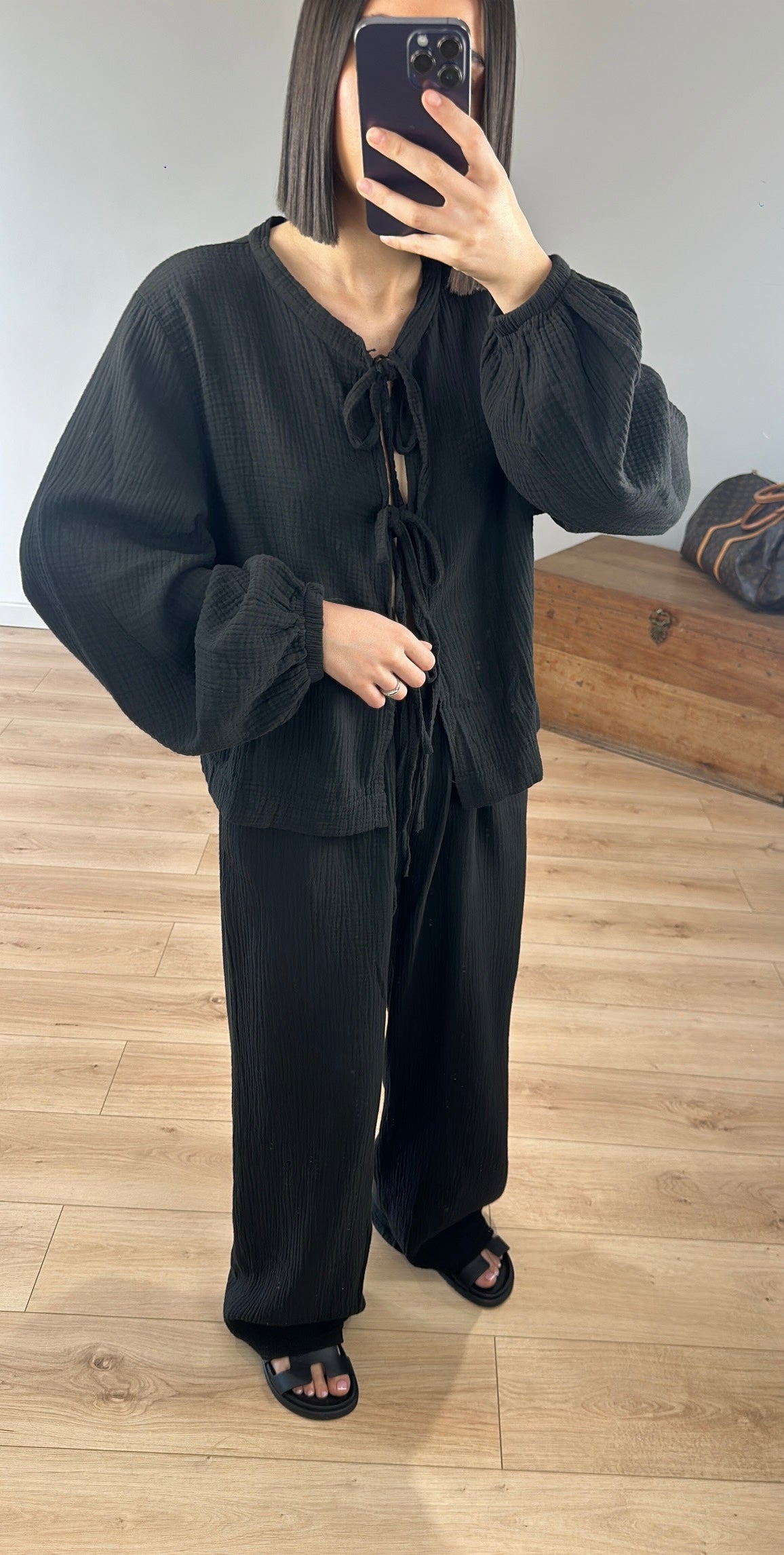 Ensemble "Ambre" NOIR