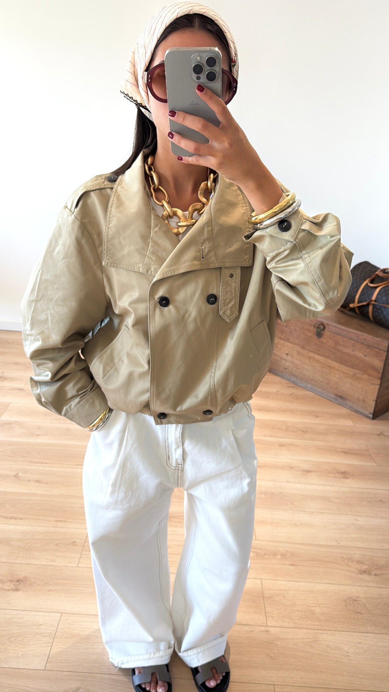 TRENCH COURT "VIC" - SABLE