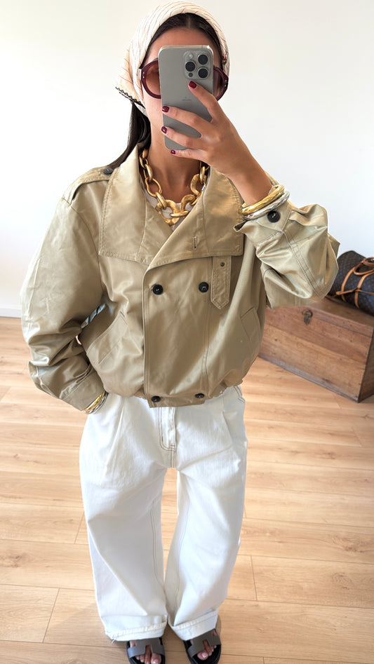 TRENCH COURT "VIC" - SABLE