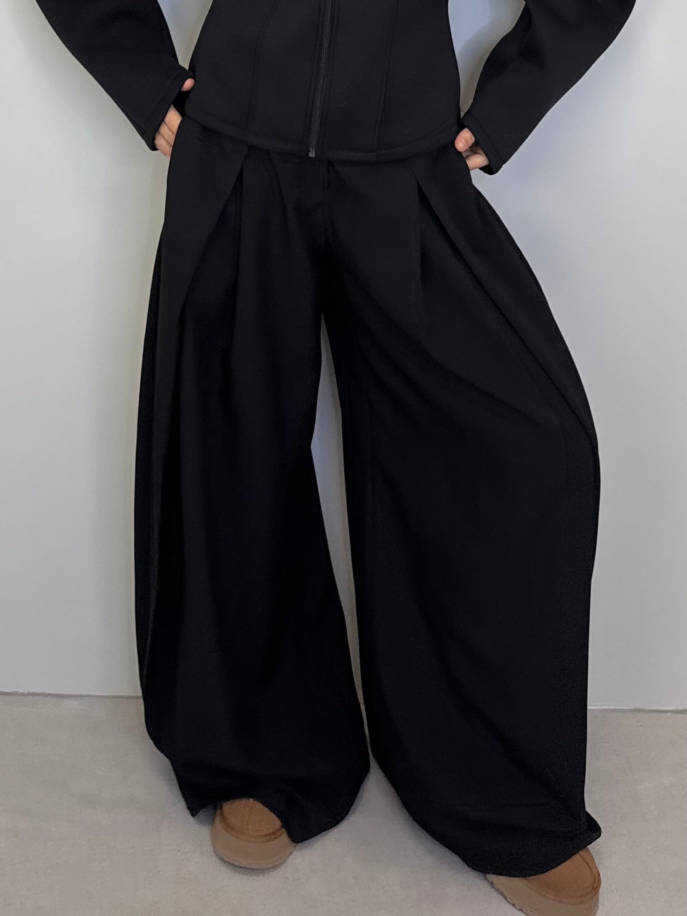 PANTALON "CÉLIA" NOIR