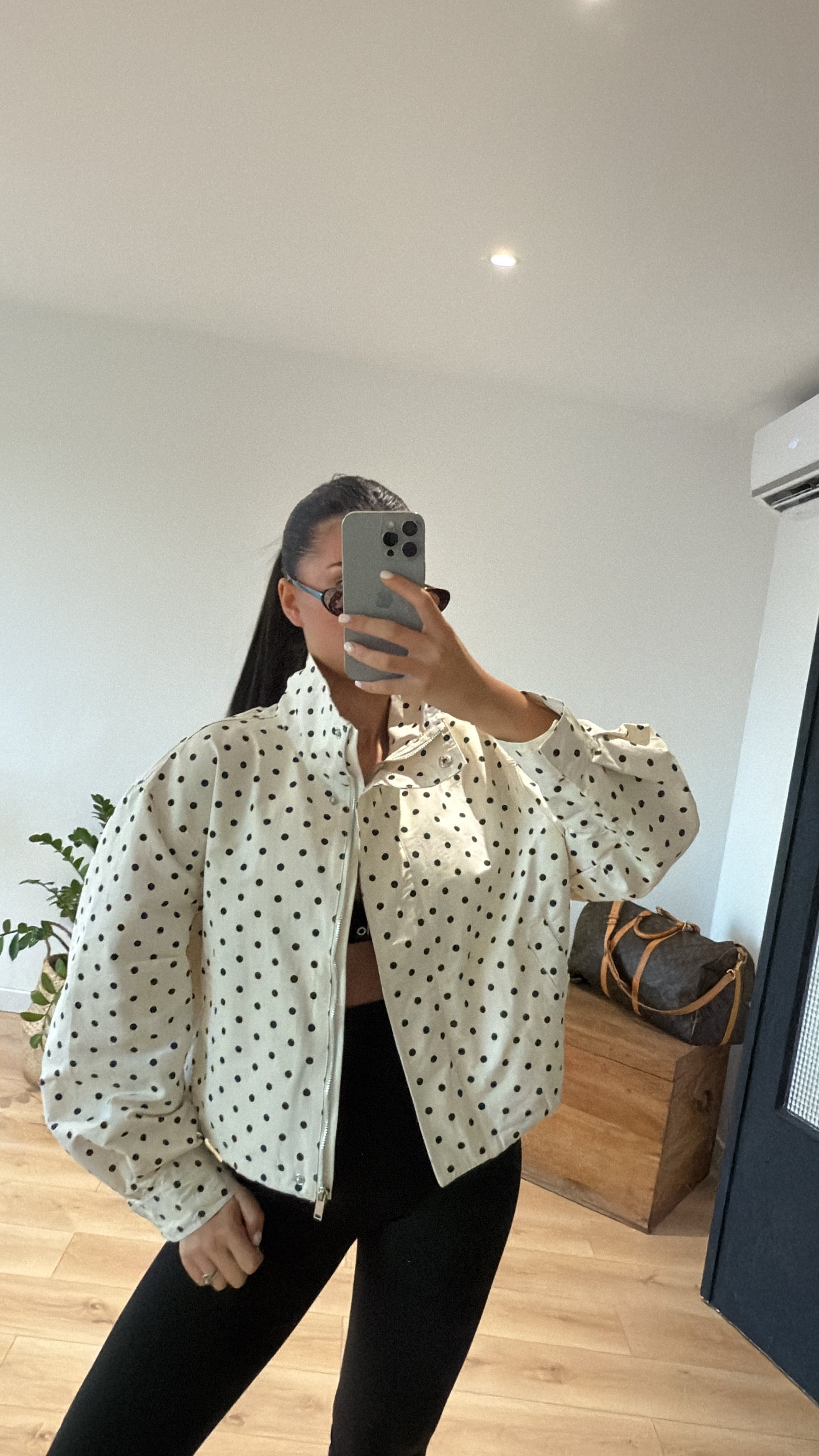 VESTE A POIS "LEONIE"