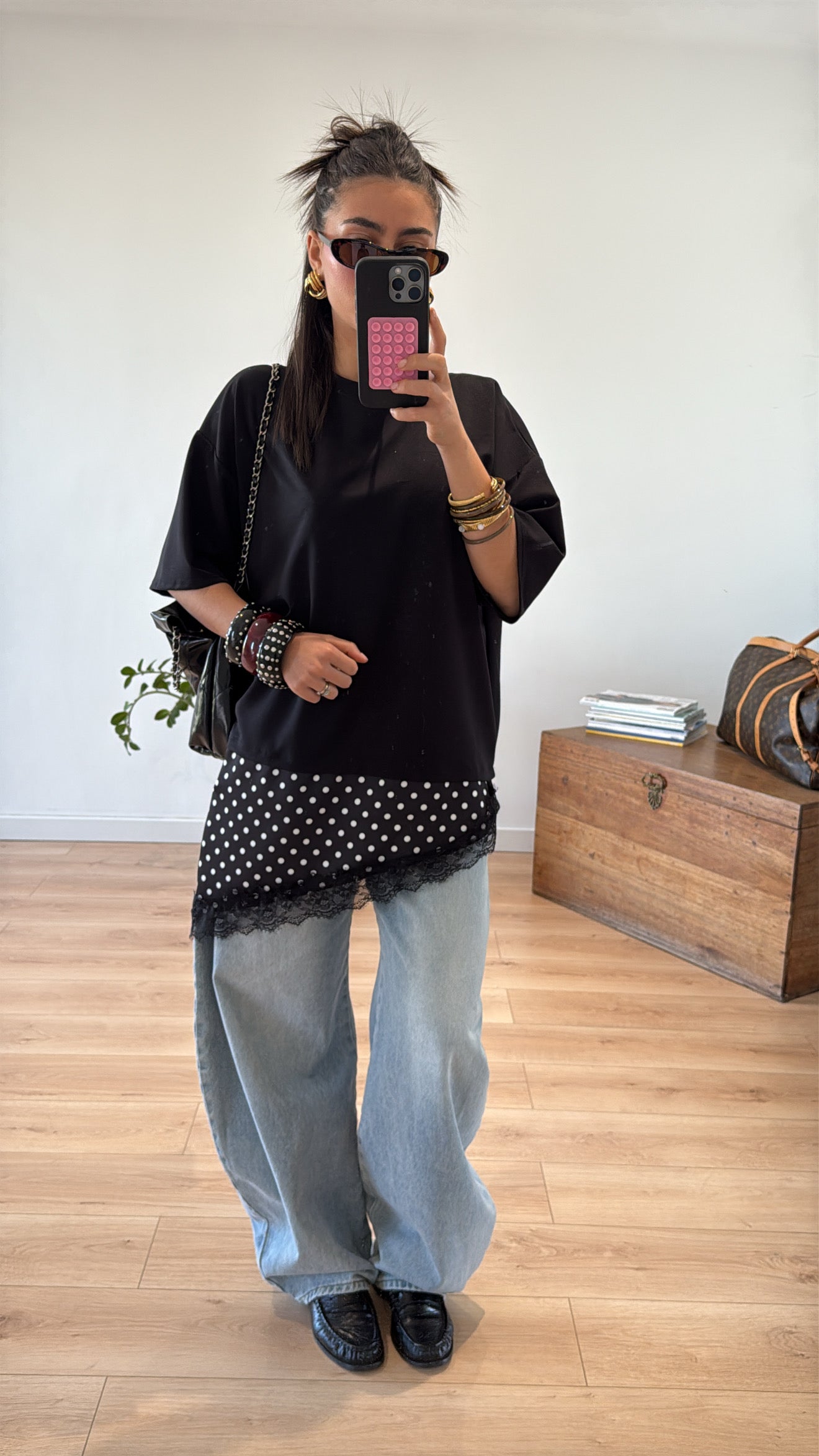 T-SHIRT NOIR «CLAUDE »