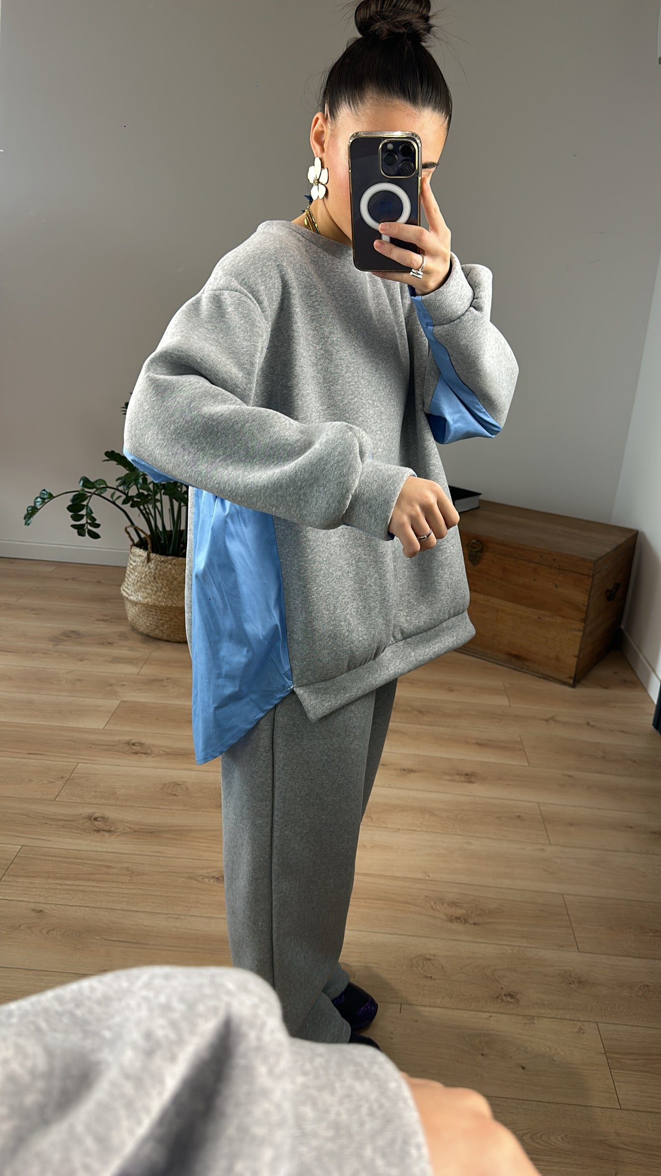 Ensemble jogging « Célia » Gris Clair