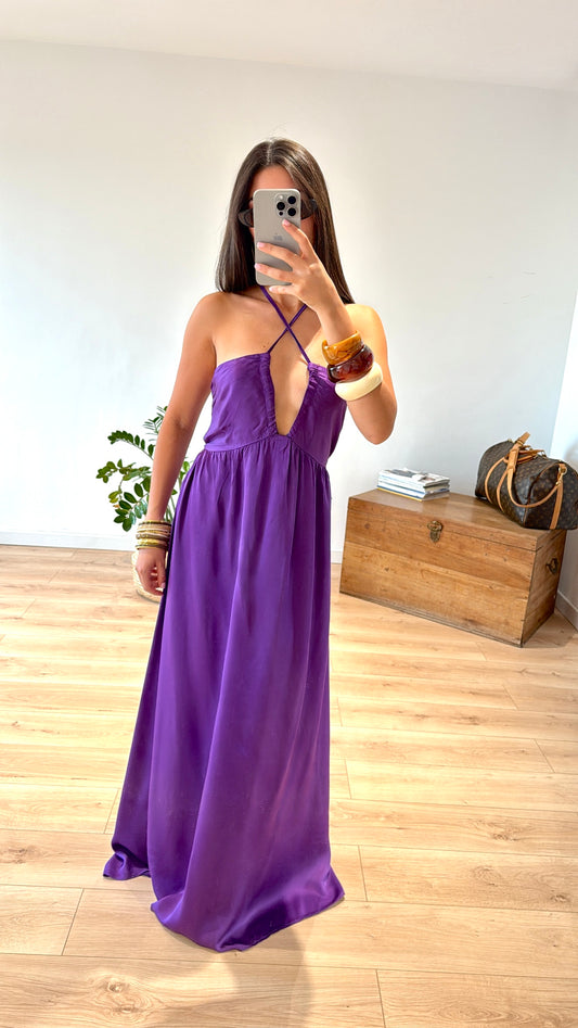ROBE VIOLETTE "AMEL"