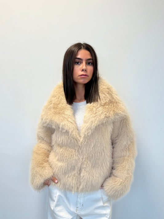 FOURRURE synthétique BEIGE