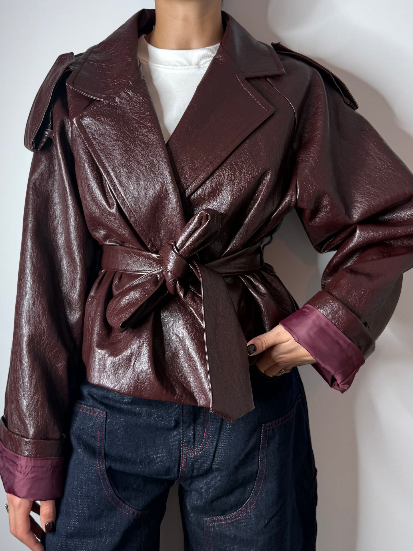 Veste "Lesia" BORDEAUX