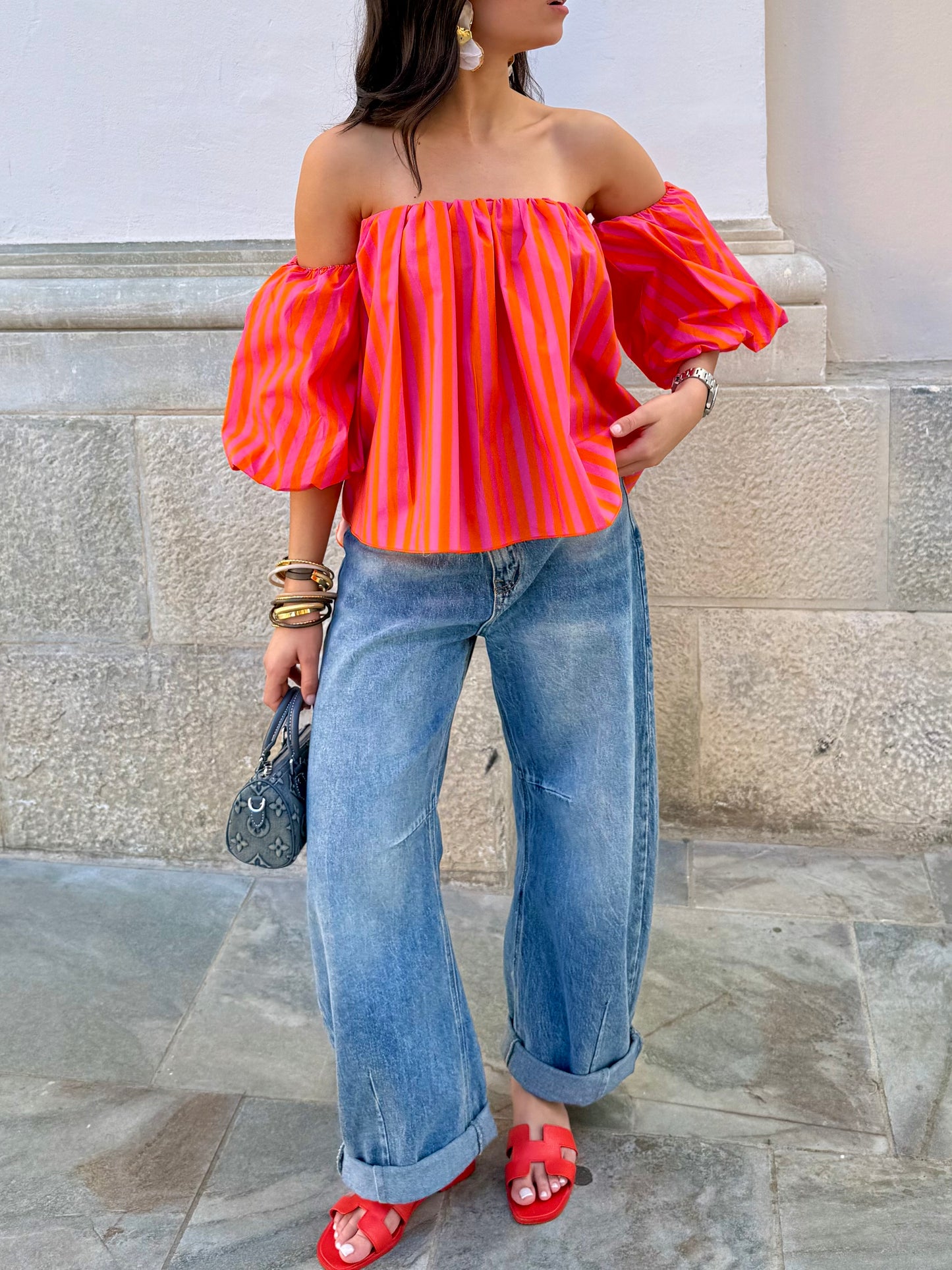 TOP « MAUD » ORANGE