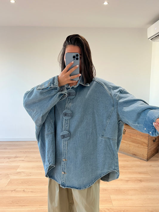 Veste "Mandy" en jean Bleu Clair