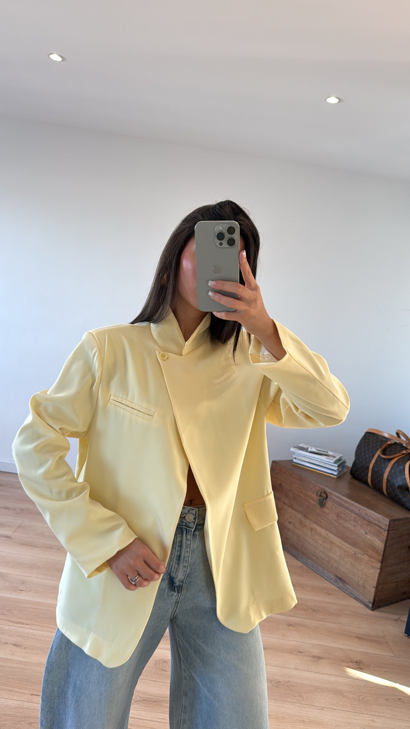 BLAZER « ROMÉO » JAUNE