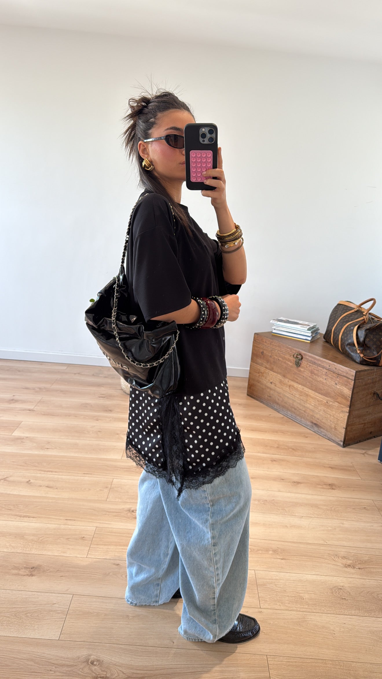 T-SHIRT NOIR «CLAUDE »