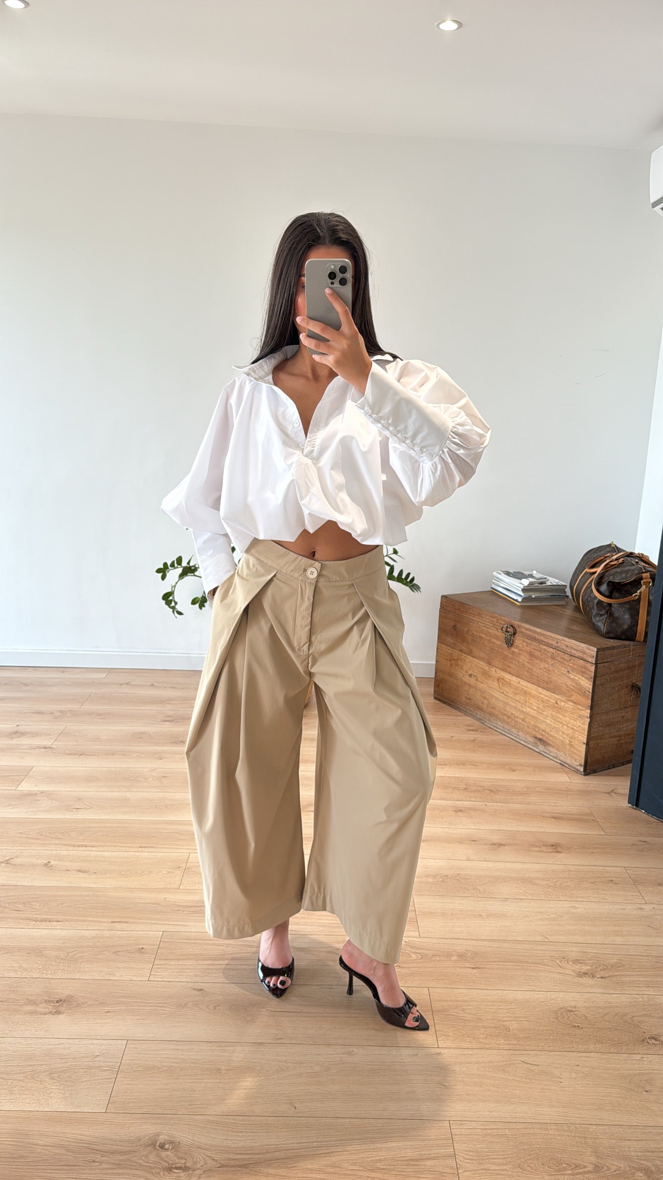 PANTALON "LUCILLE" BEIGE