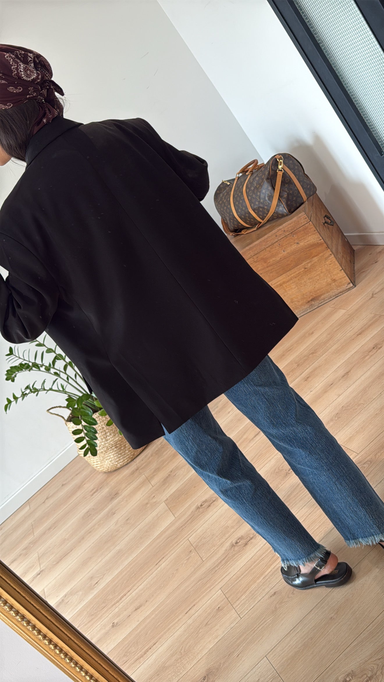 BLAZER ULTRA OVERSIZE NOIR "ANTOINE"
