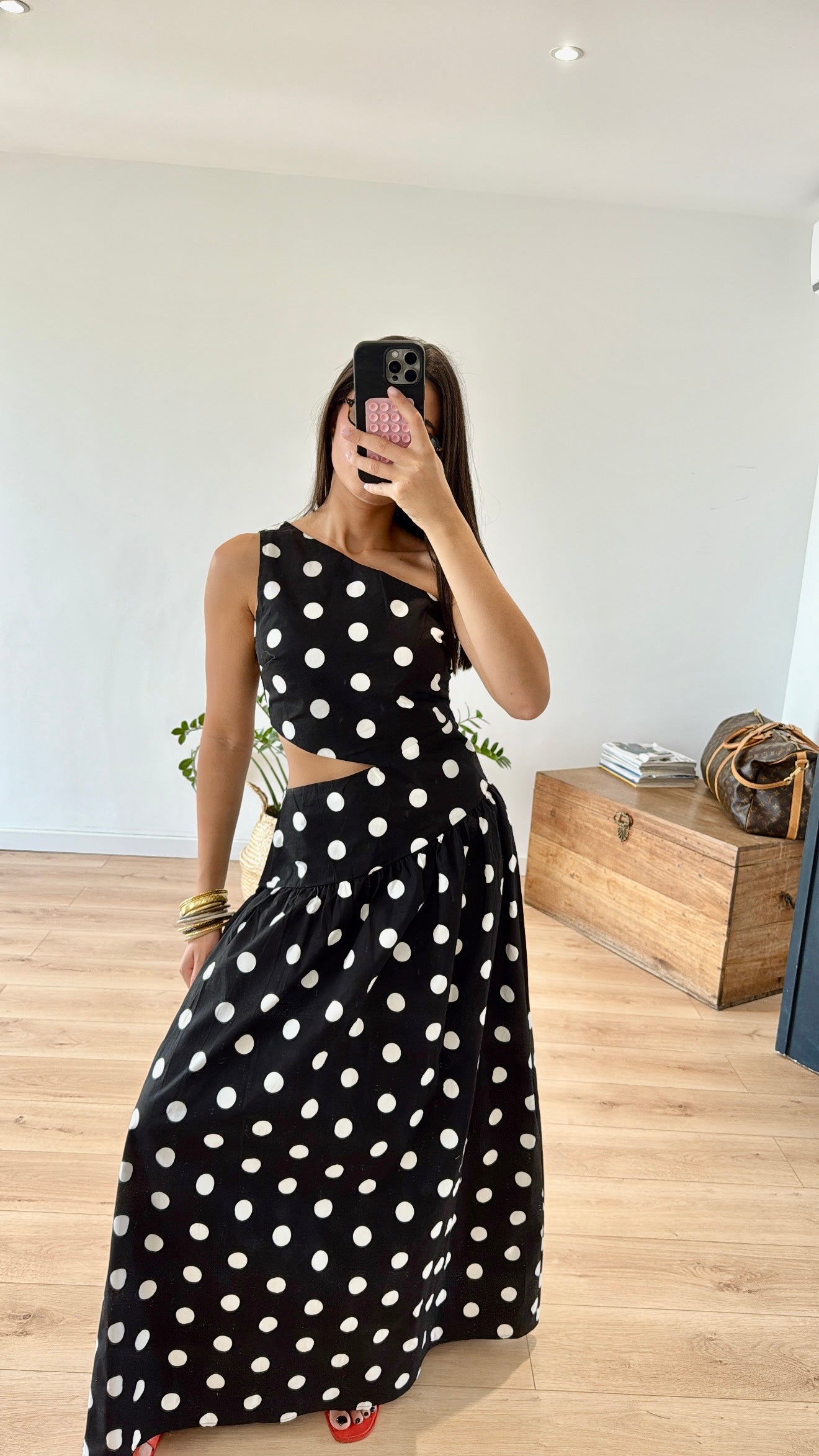ROBE "GARANCE" POIS