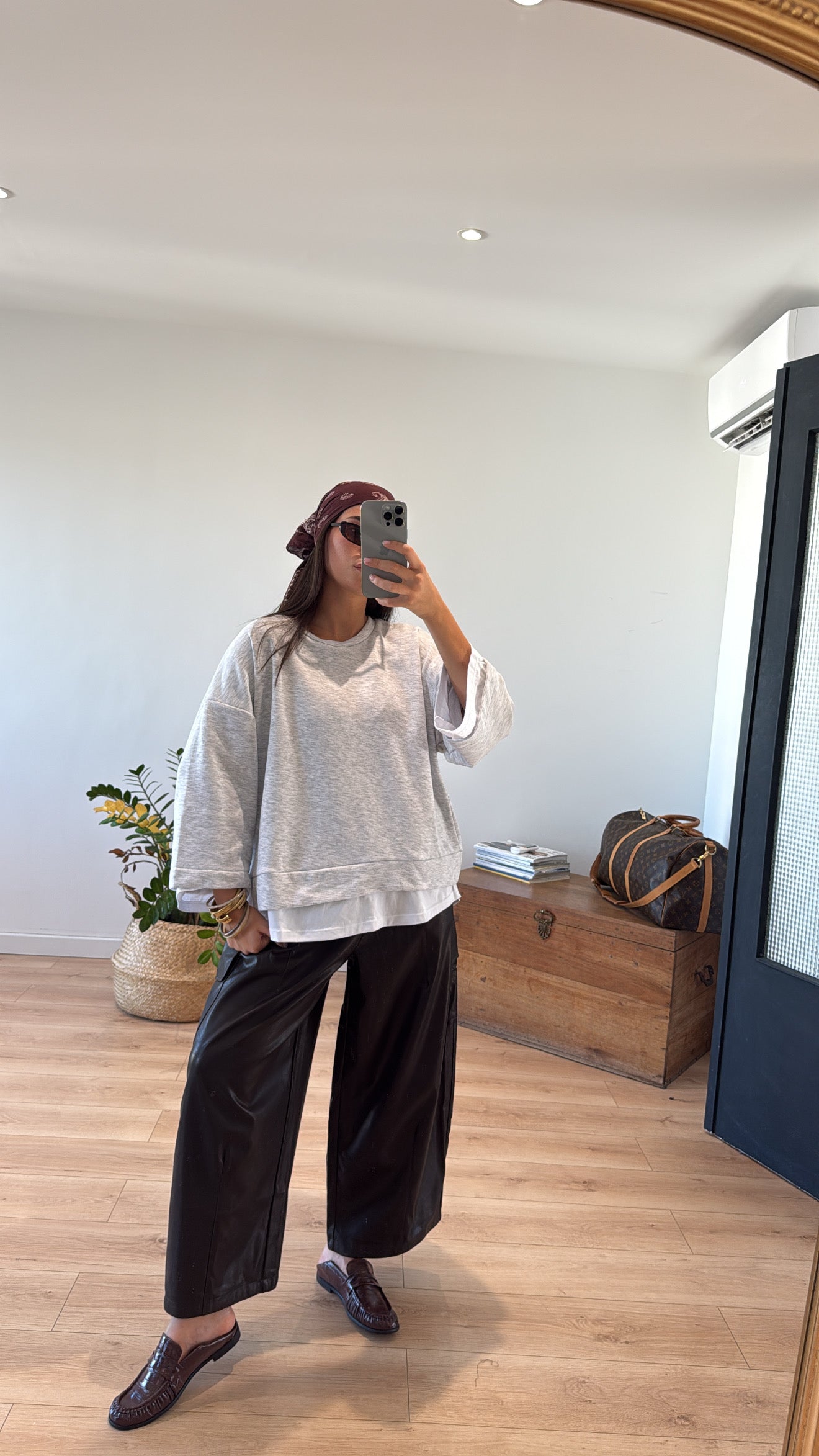 T-SHIRT GRIS "ESTHER"