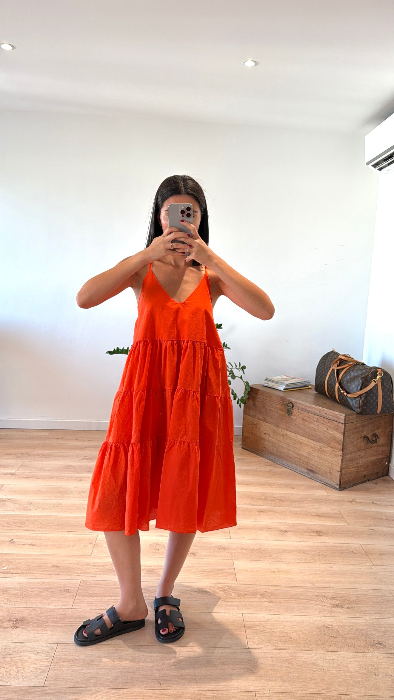 ROBE COURTE ORANGE