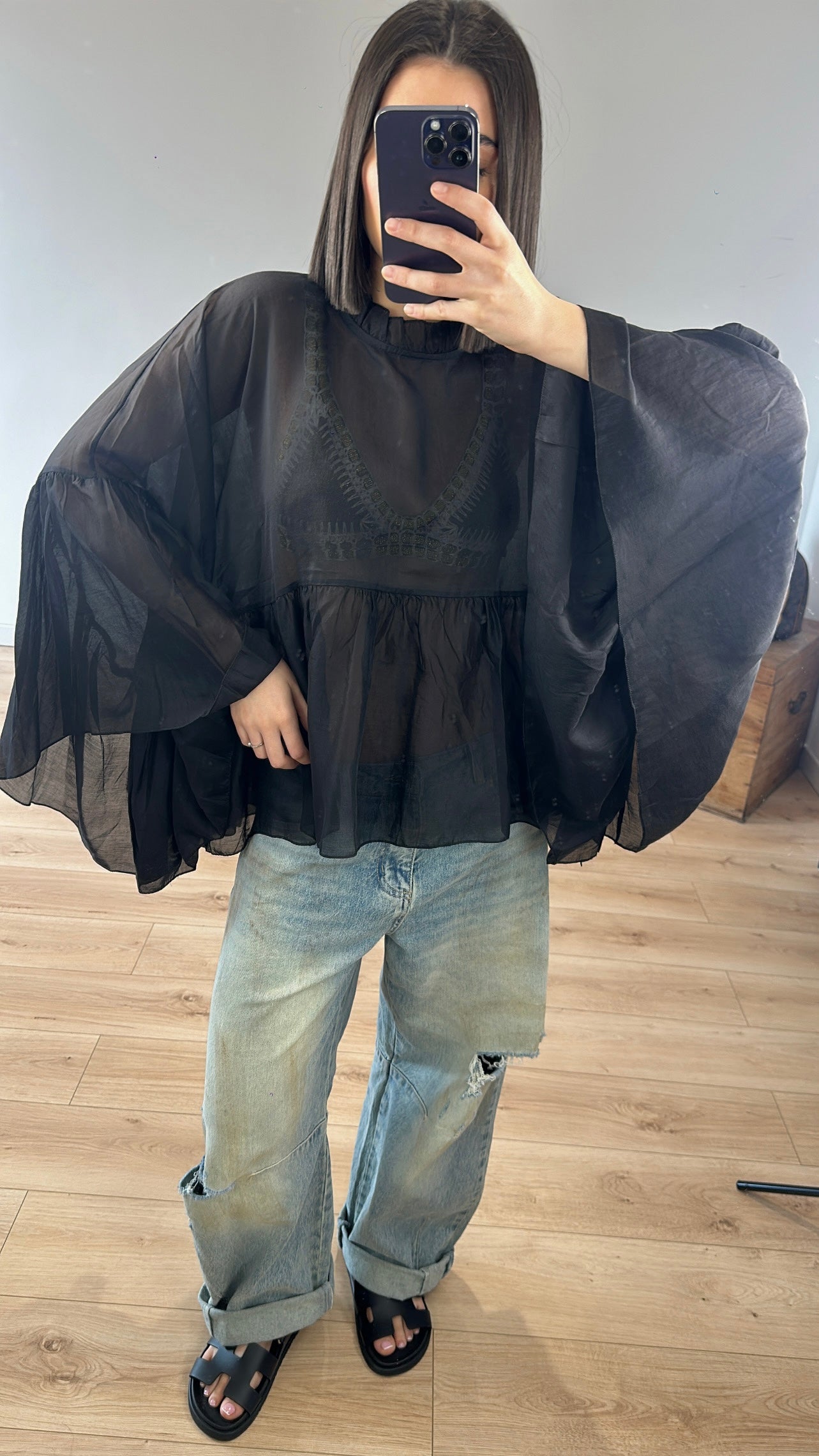 Blouse "Romy" NOIRE