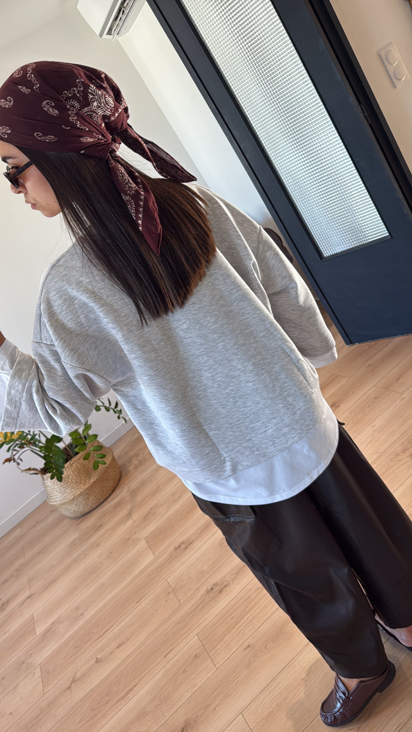 T-SHIRT GRIS "ESTHER"