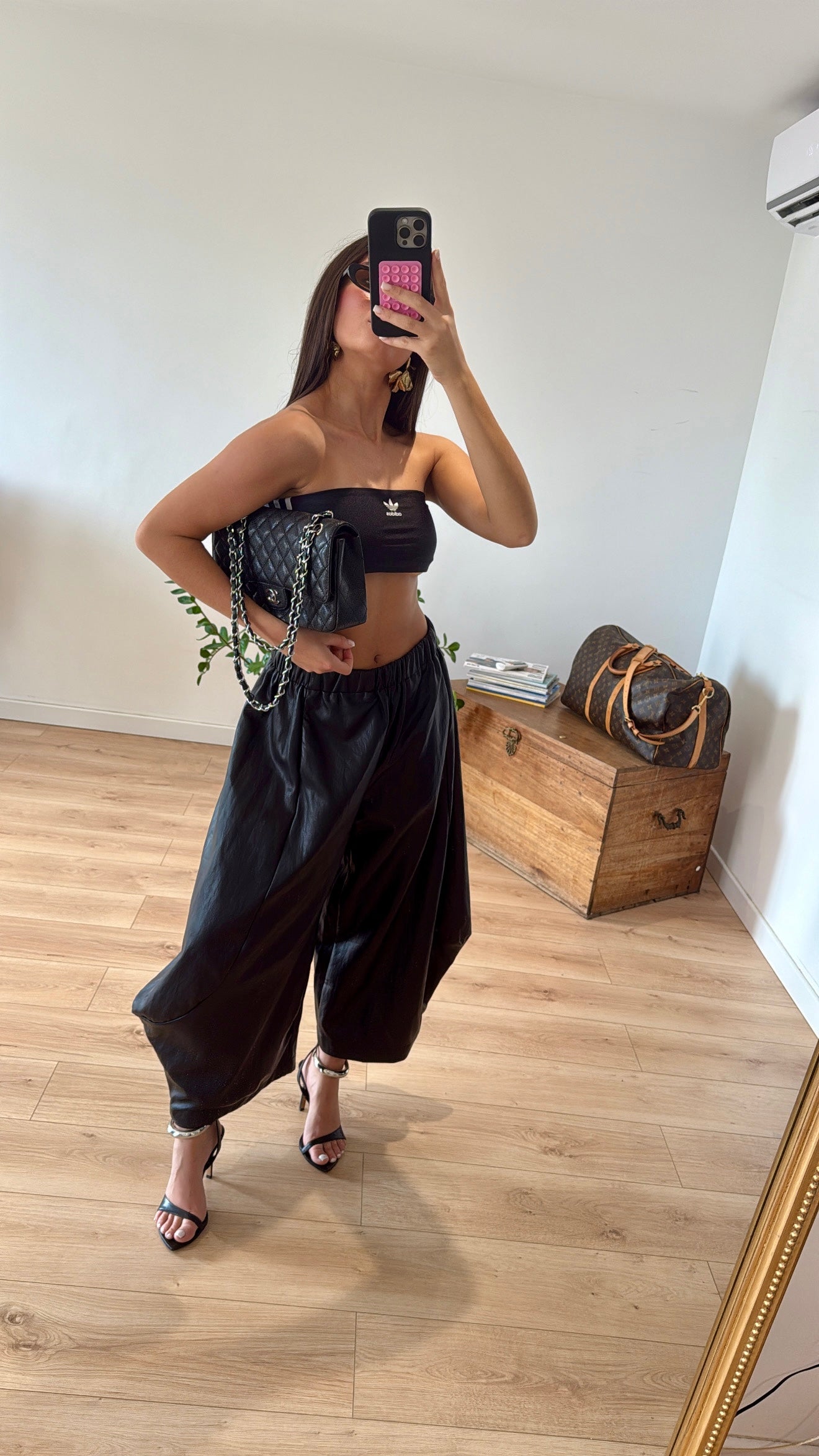 PANTALON « ALEXANDRIE » CUIR SYNTHÉTIQUE