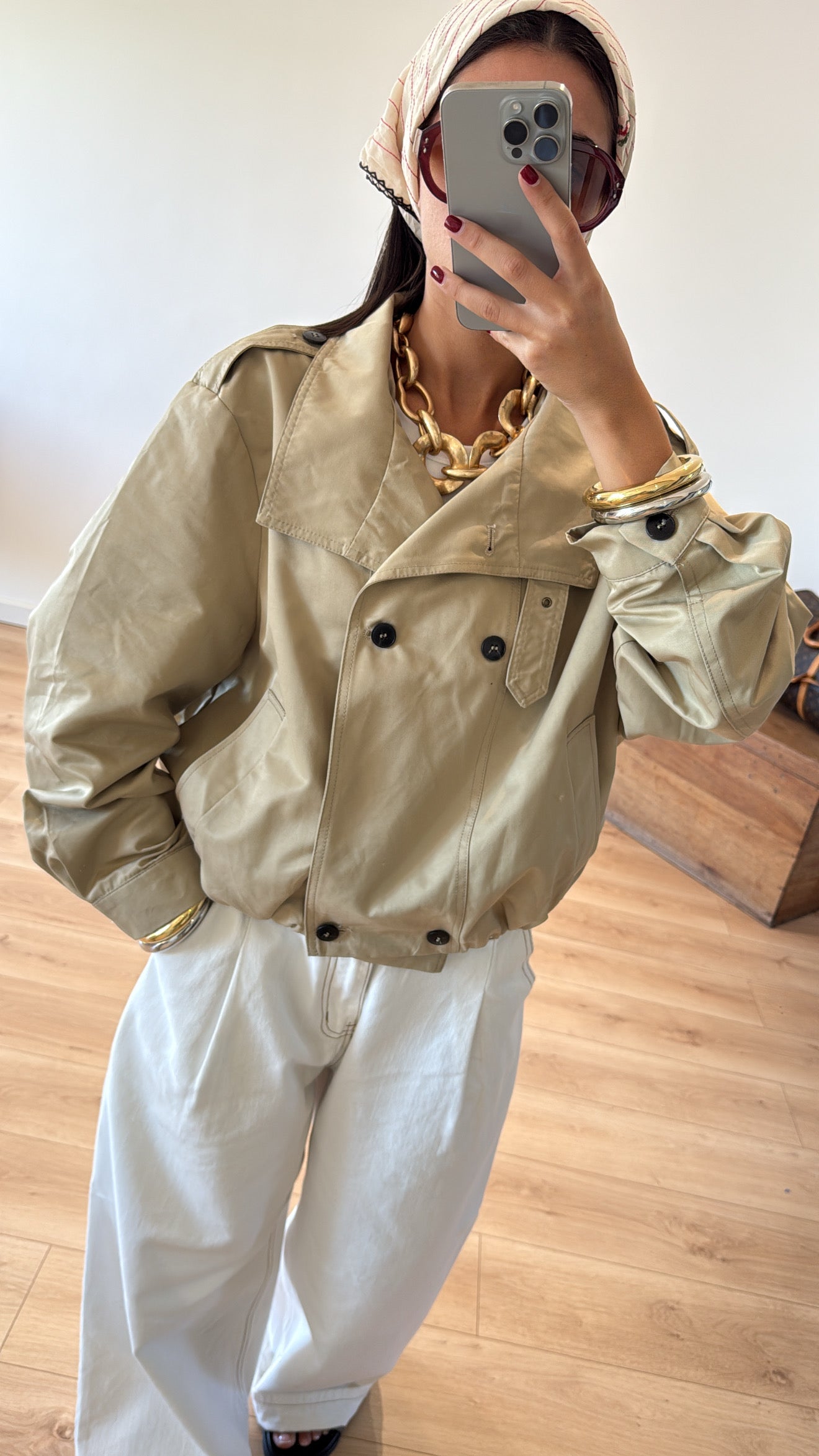 TRENCH COURT "VIC" - SABLE