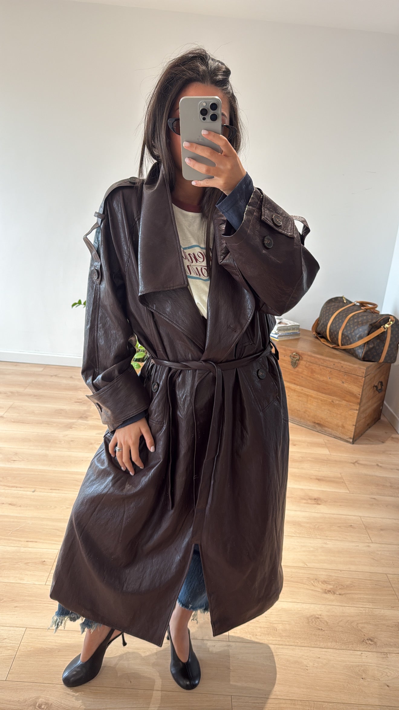 TRENCH BORDEAUX « FRED »