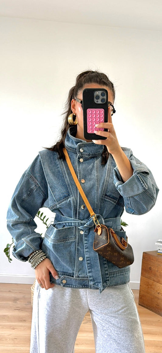 VESTE « ALEXIS » EN JEAN BLEU