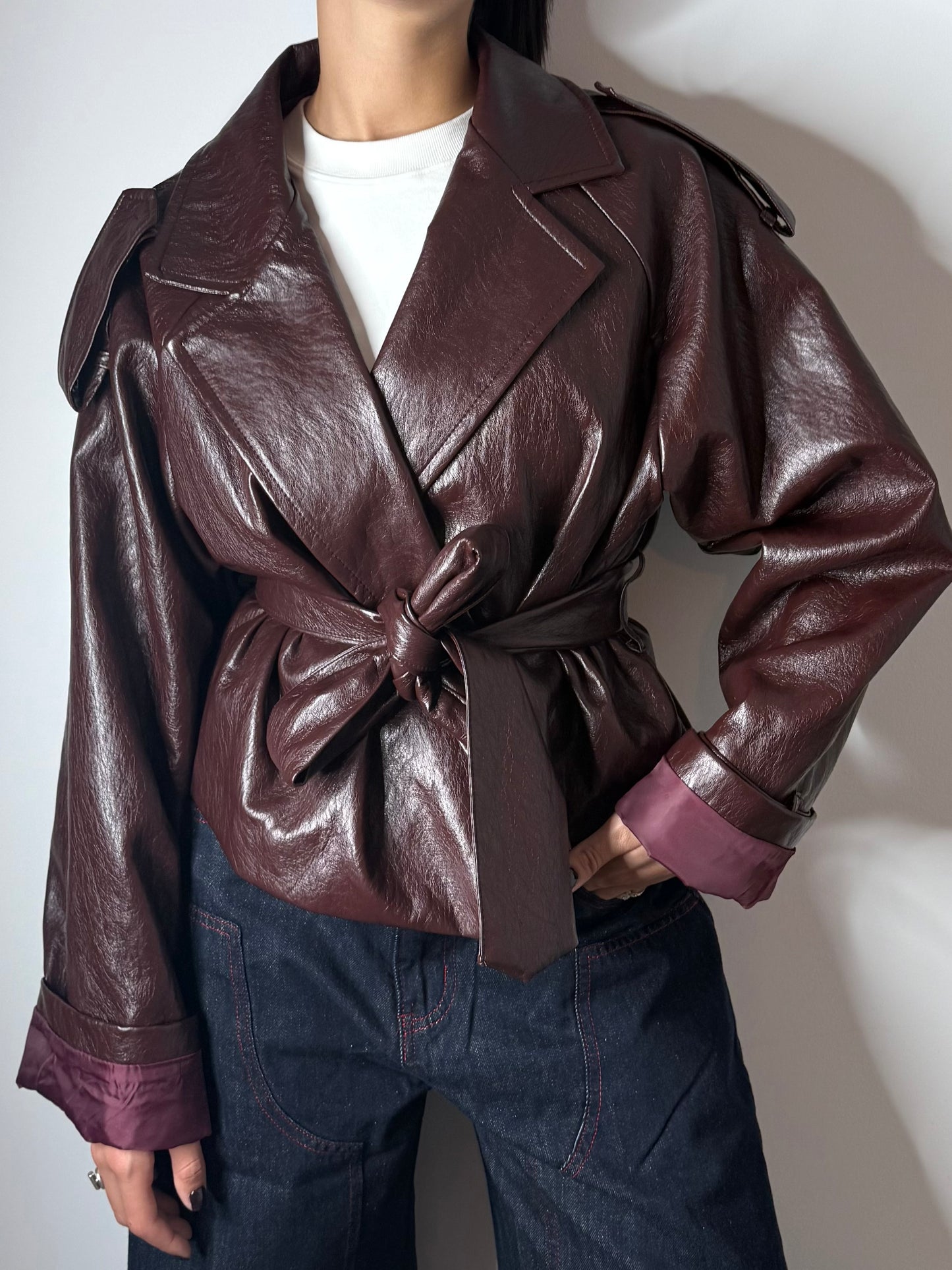 Veste "Lesia" BORDEAUX