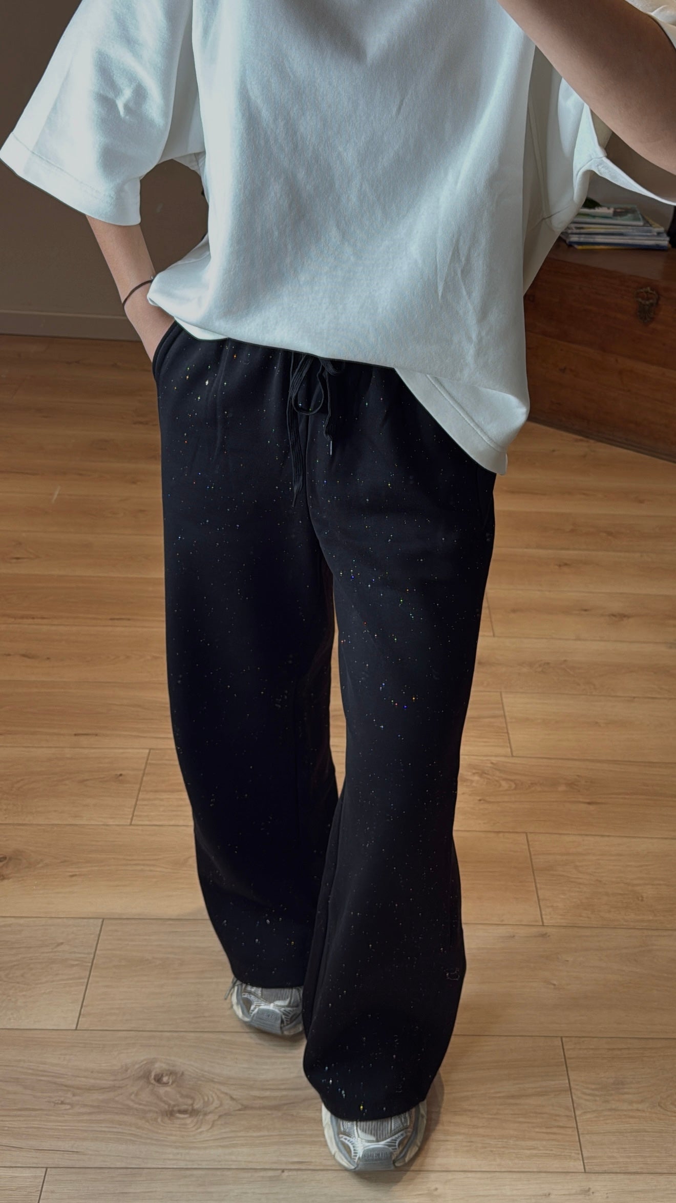 JOGGING À PAILLETTES "LOU'"