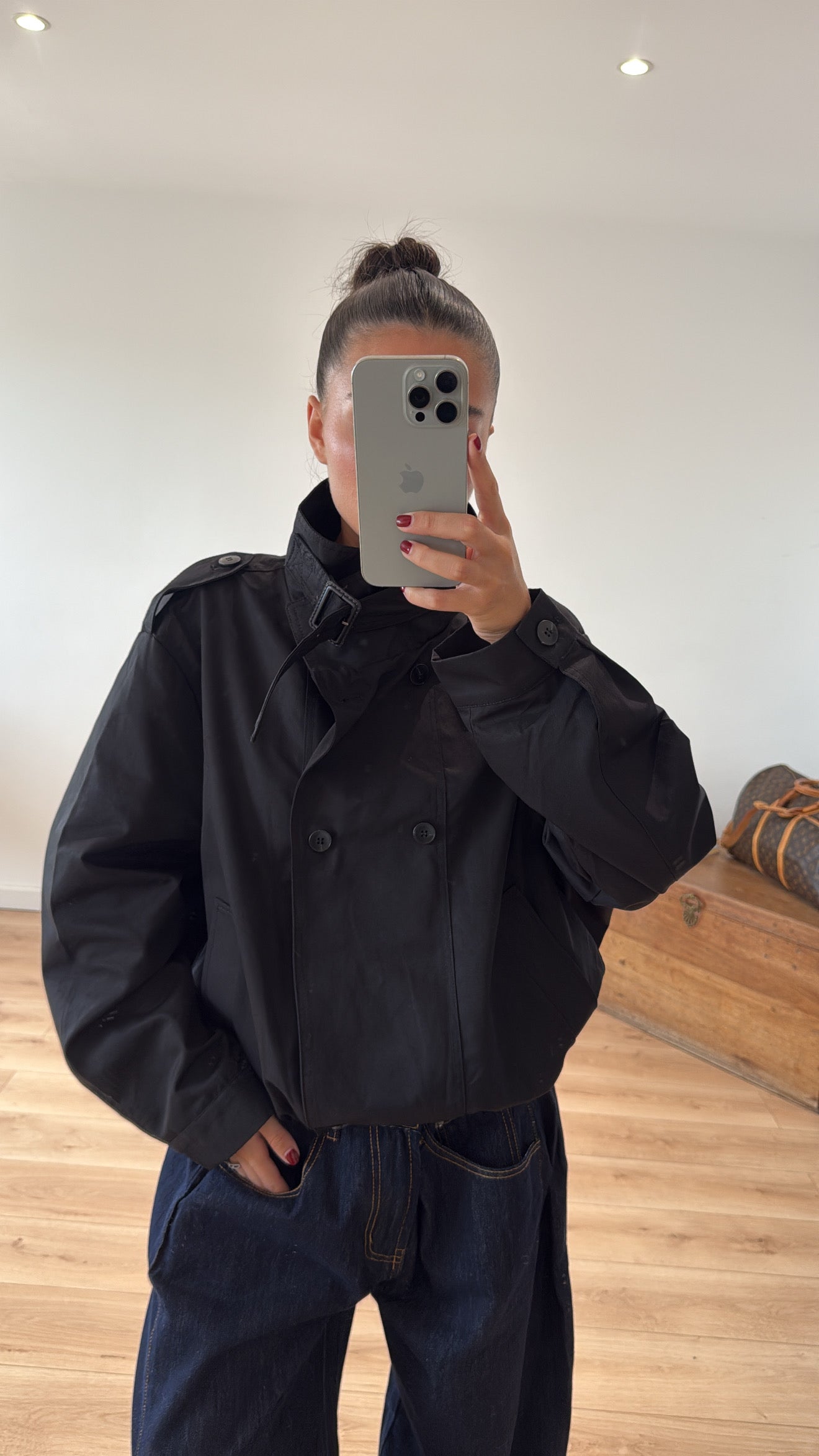 TRENCH COURT "VIC" - NOIR
