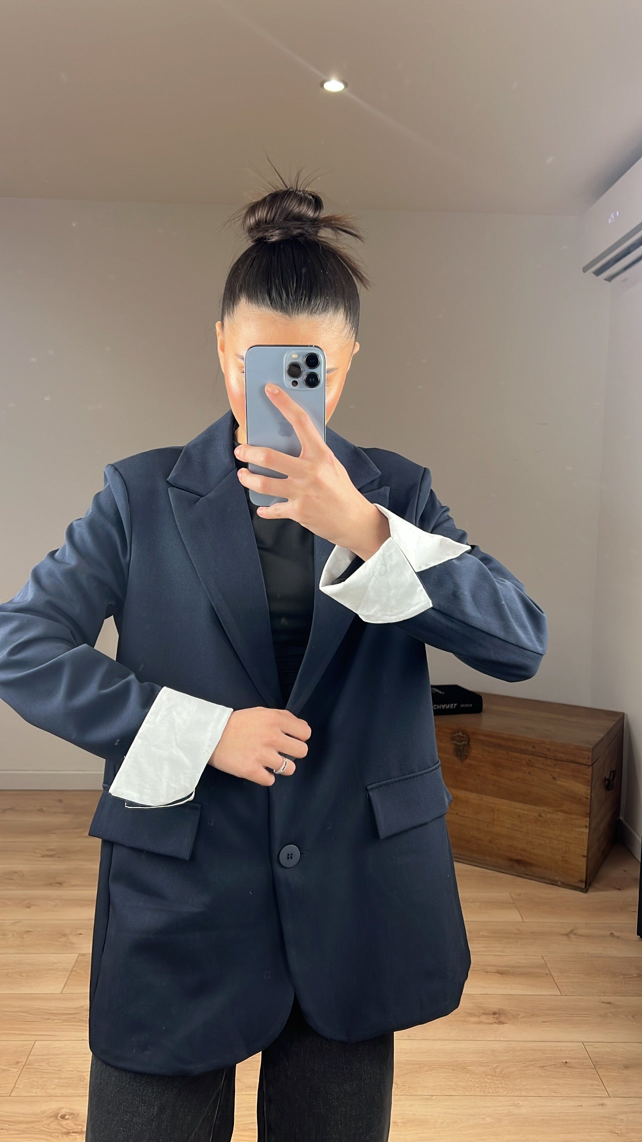 Blazer « Manon » BLEU MARINE