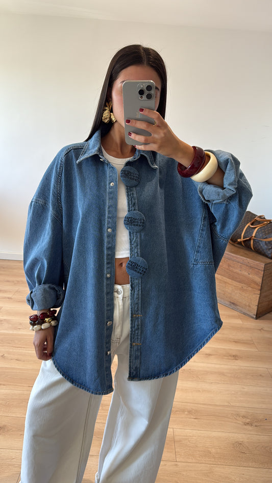 VESTE EN JEAN "MANDY" BLEU DENIM