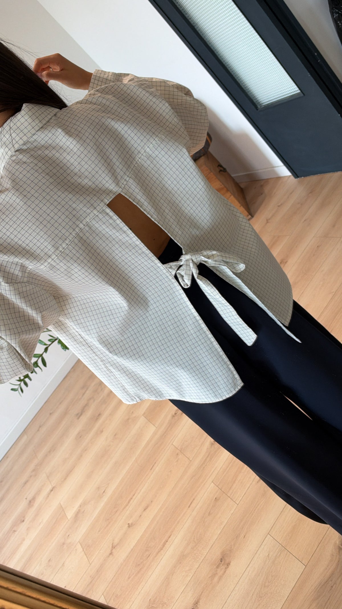 CHEMISE "ASTRID" À CARREAUX PRÉ COMMANDE 09/10