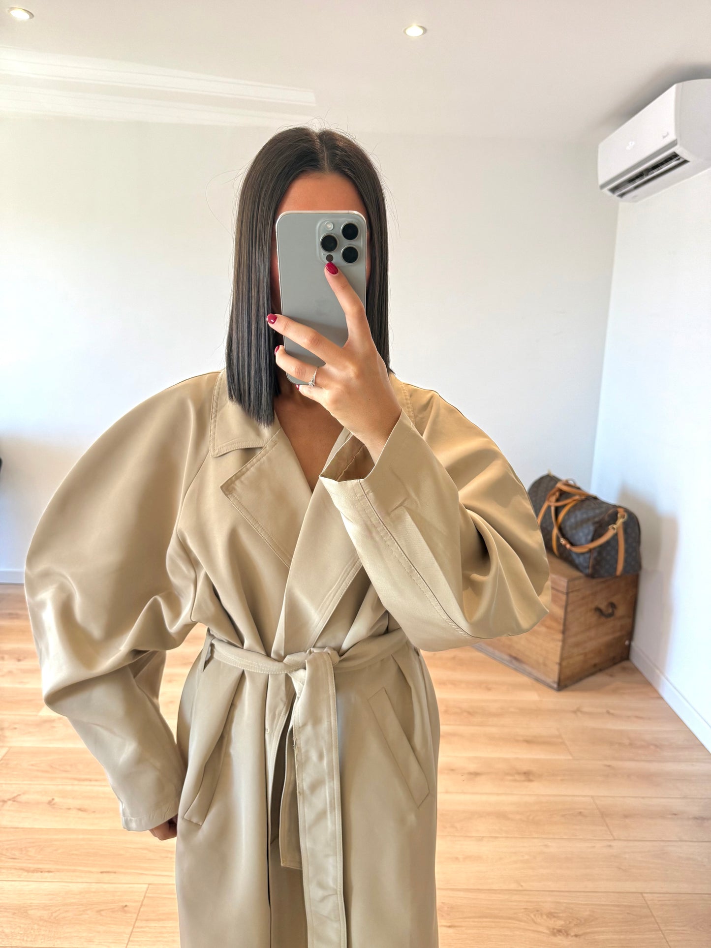 TRENCH "AMOR" SABLE
