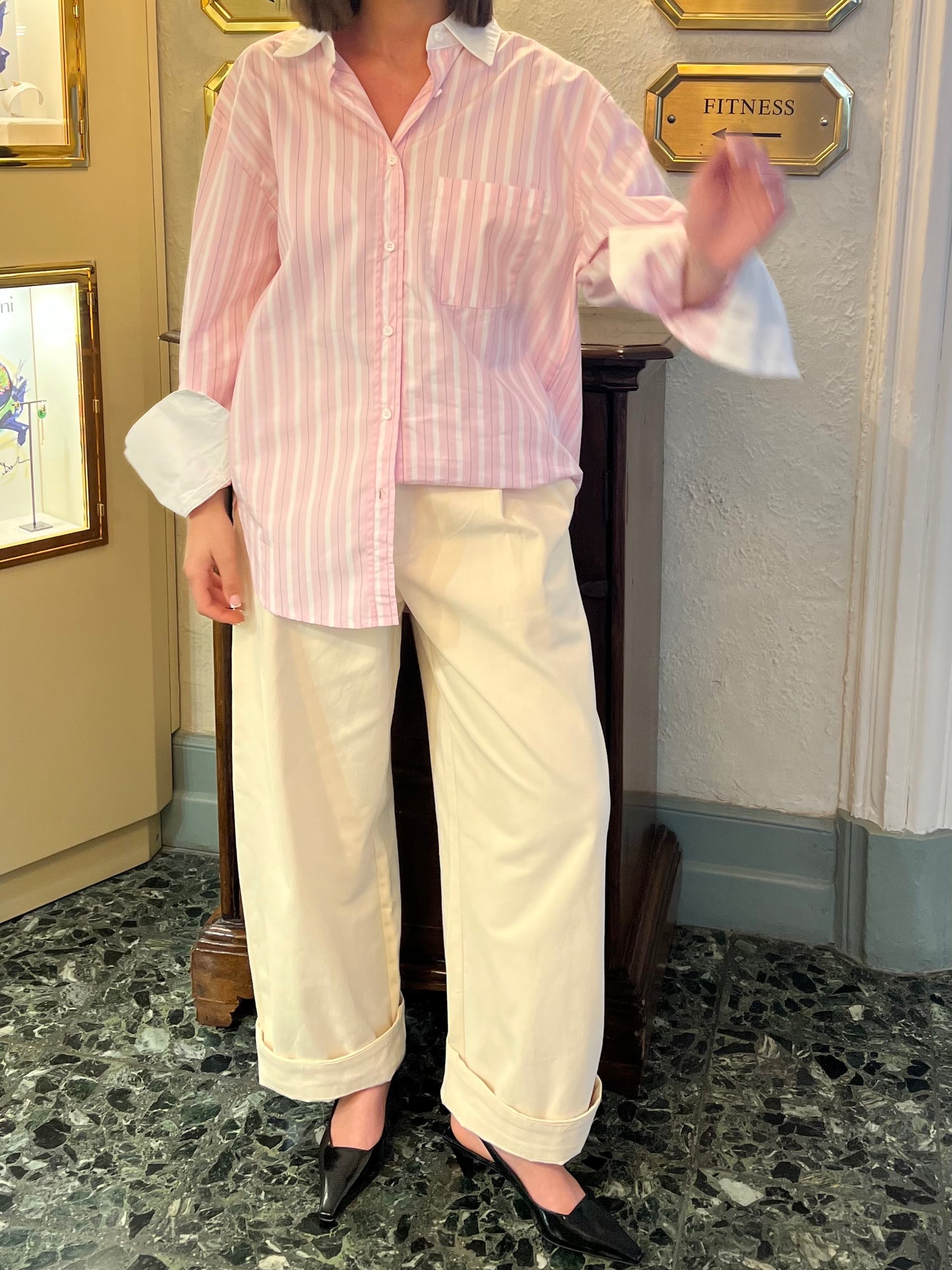 Chemise "Zélie" Rose