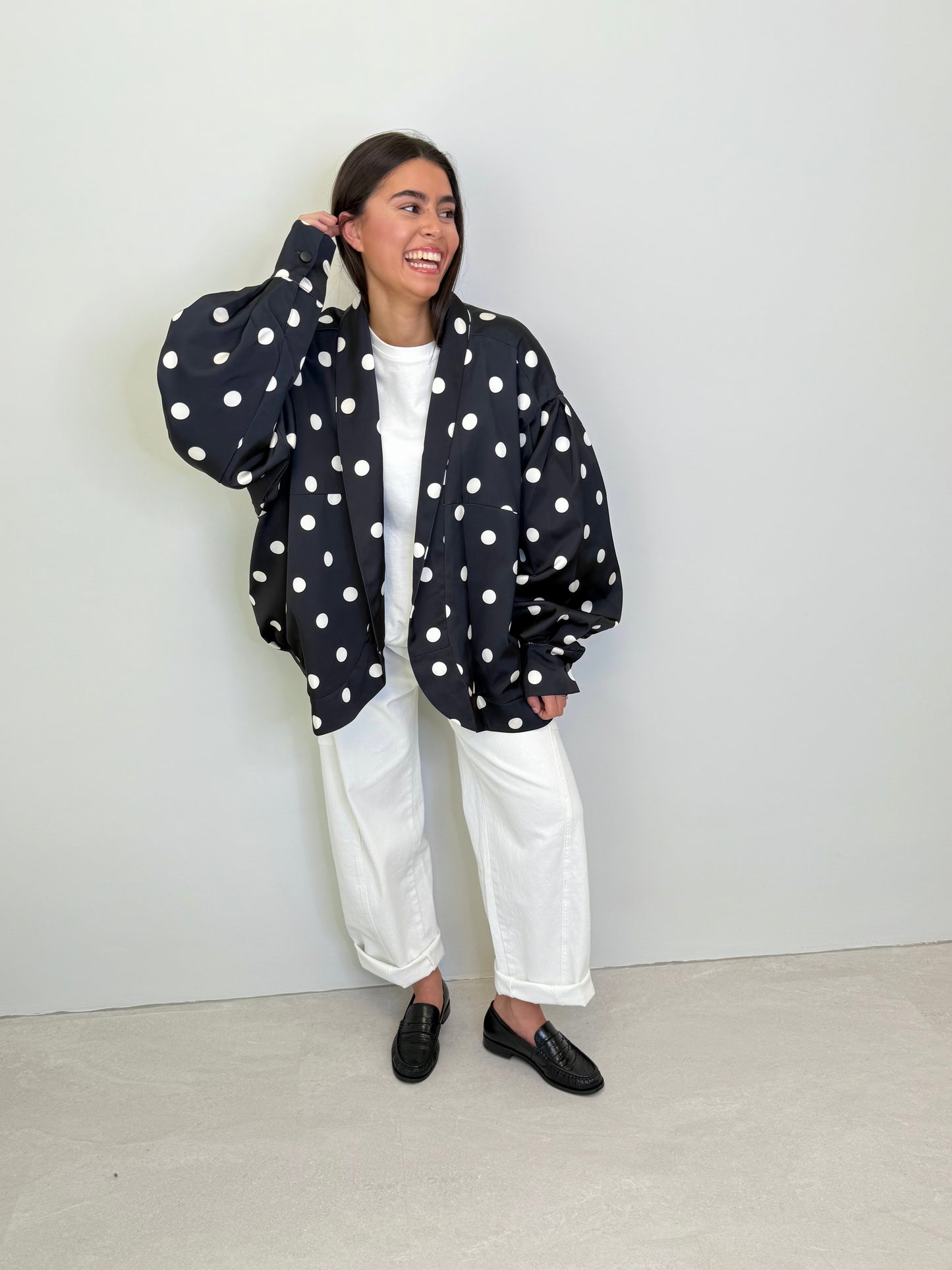 VESTE "MAIA" À POIDS BLANC