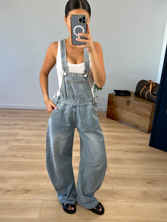 Salopette "Azia" Bleu