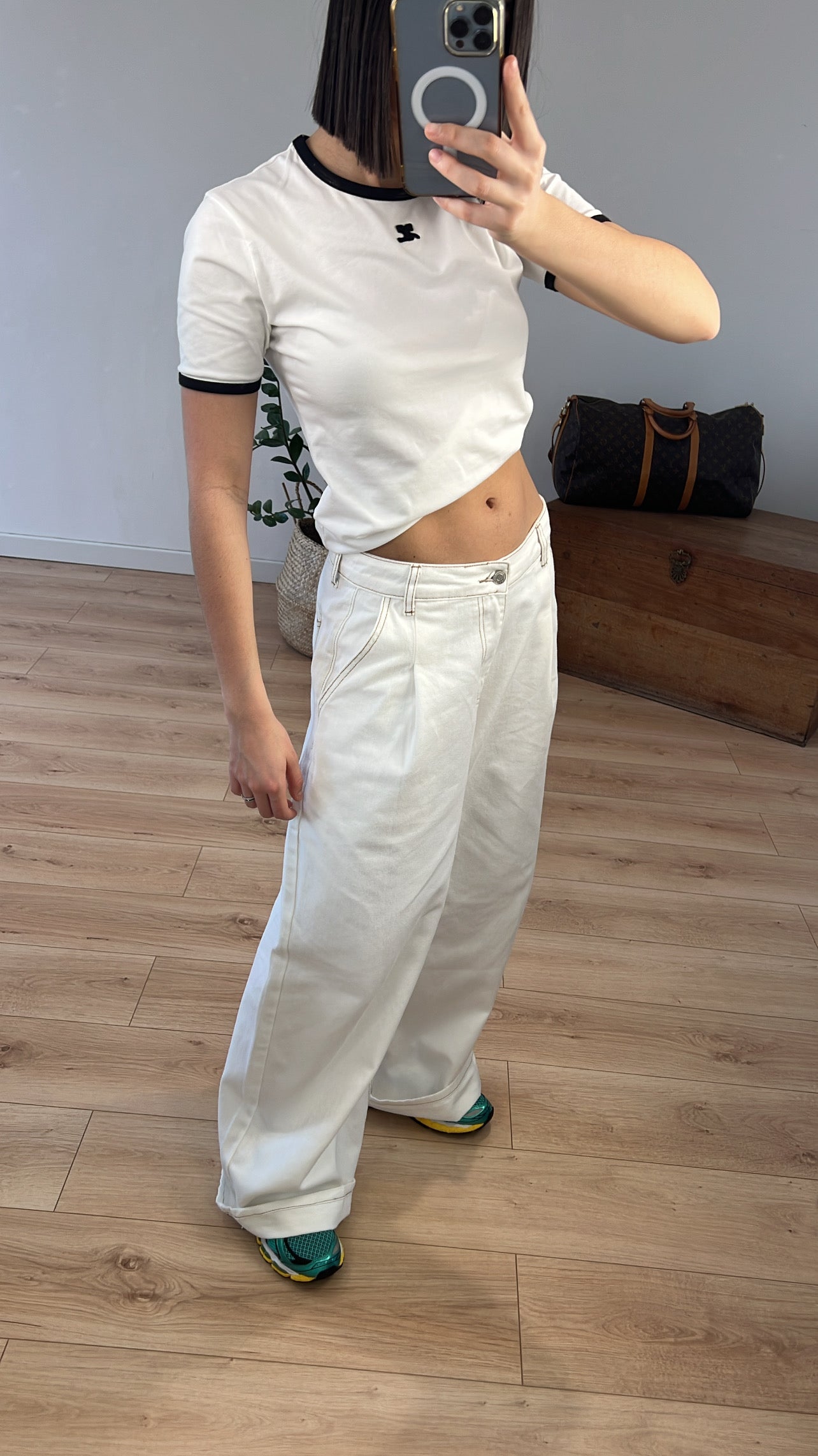 Pantalon "Manoa" BLANC
