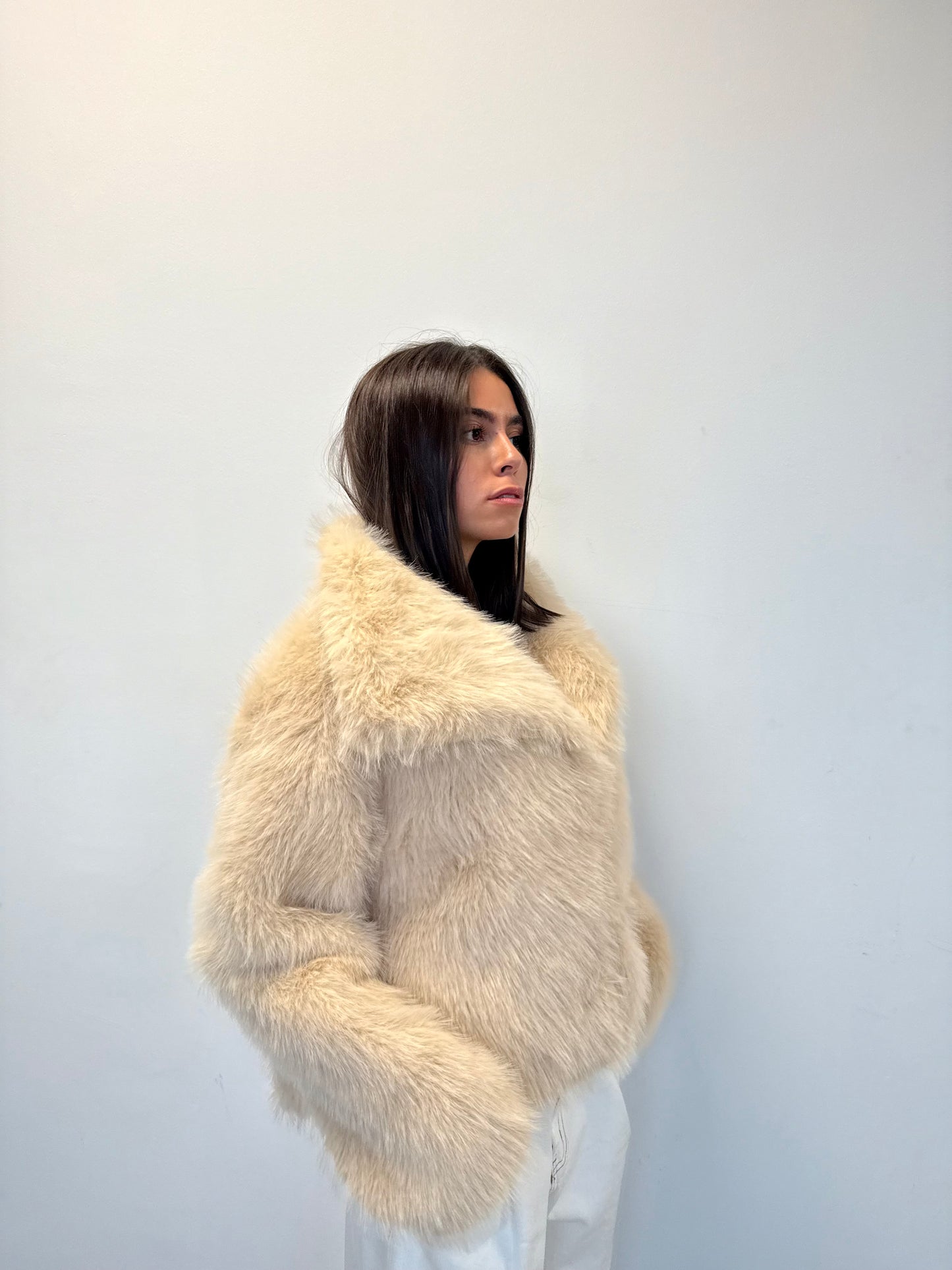 FOURRURE synthétique BEIGE