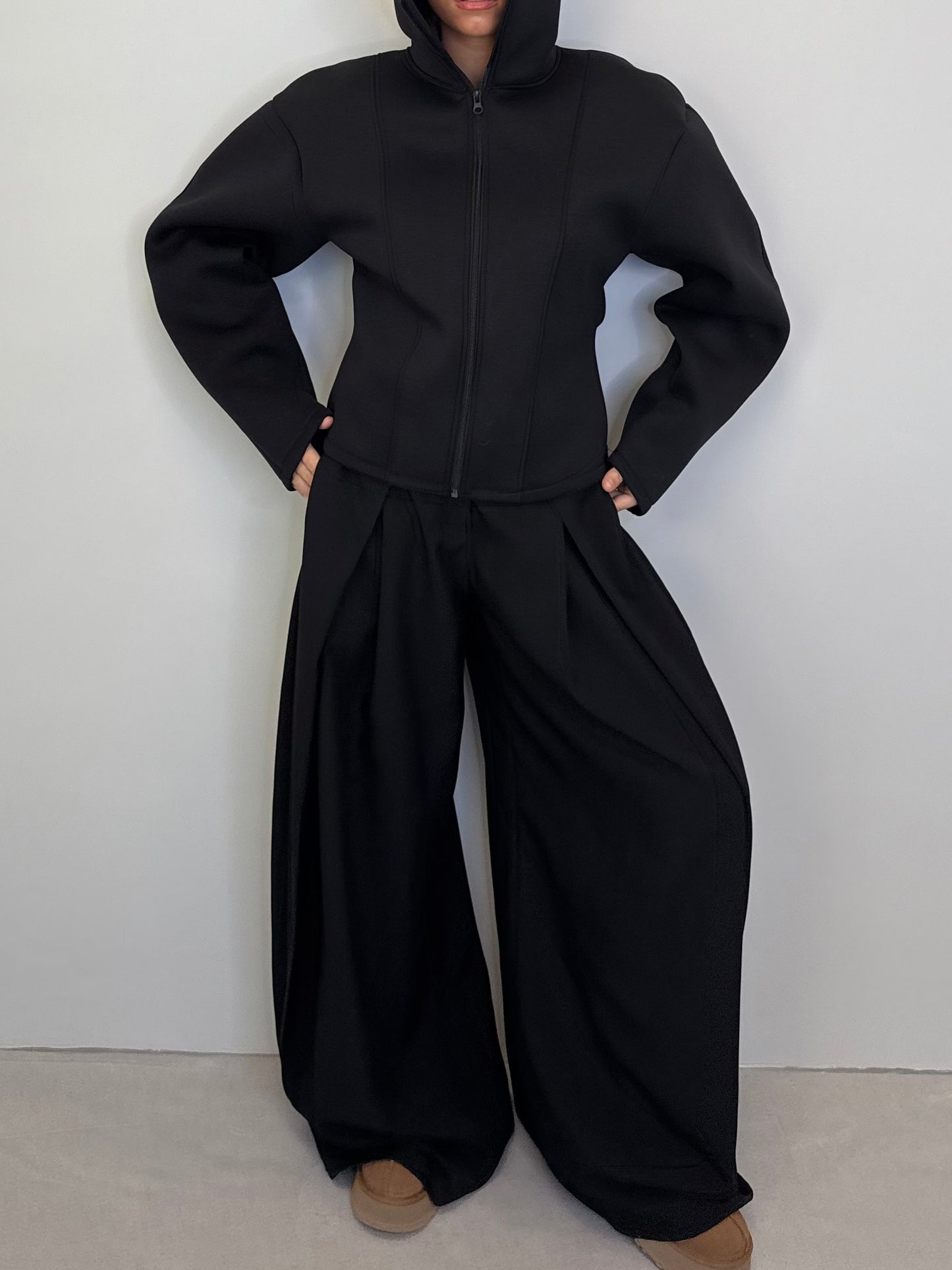 VESTE "CAMELIA" NOIR